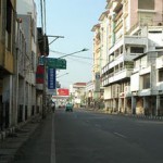  Suasana Bandung lengang pagi ini