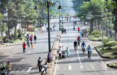  Bandung lengang karena cuti bersama dan libur sekolah 