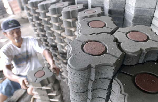  FOTO: Harga paving block di Kab. Bandung