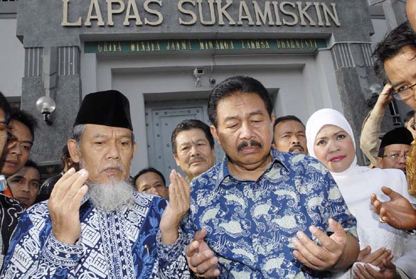  FOTO: Mantan Gubernur Jabar bebas dari penjara