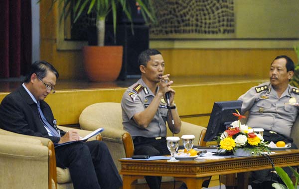  FOTO: Rapat koordinasi sistem pengamanan perbankan