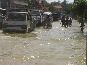  Banjir kiriman terjang perumahan warga di Bekasi