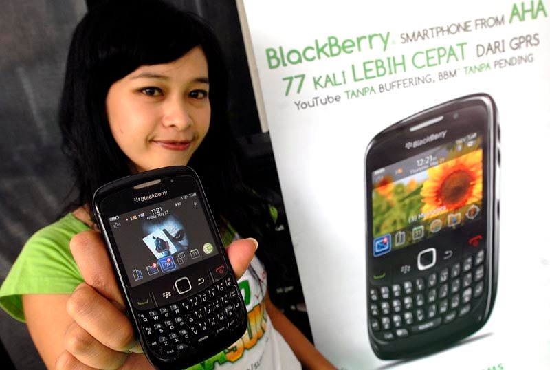  FOTO: Peluncuran BlackBerry AHA di Bandung