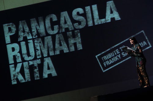  FOTO: Pancasila Rumah Kita, Tribute To Franky Sahilatua