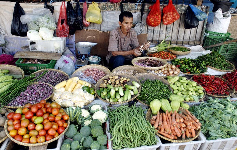  FOTO: Cuaca ekstrem ganggu pasokan sayuran 