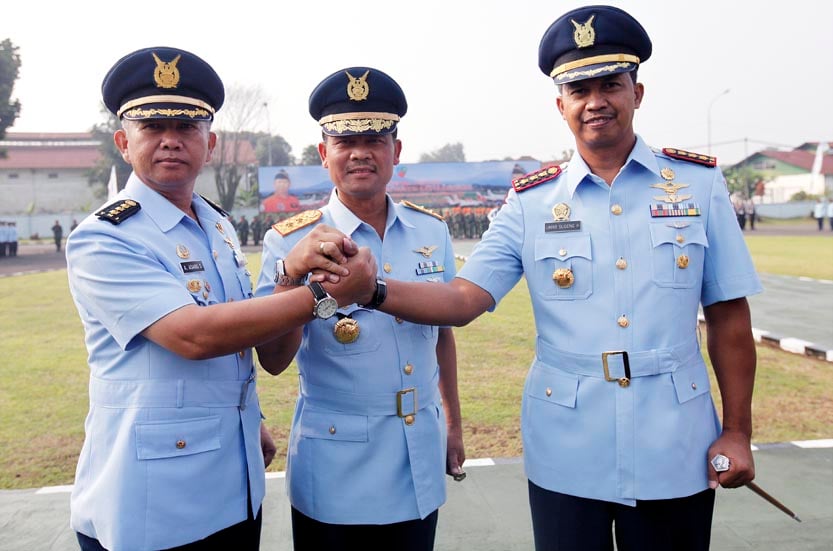  FOTO: Sertijab Danlanud Husein Sastranegara 