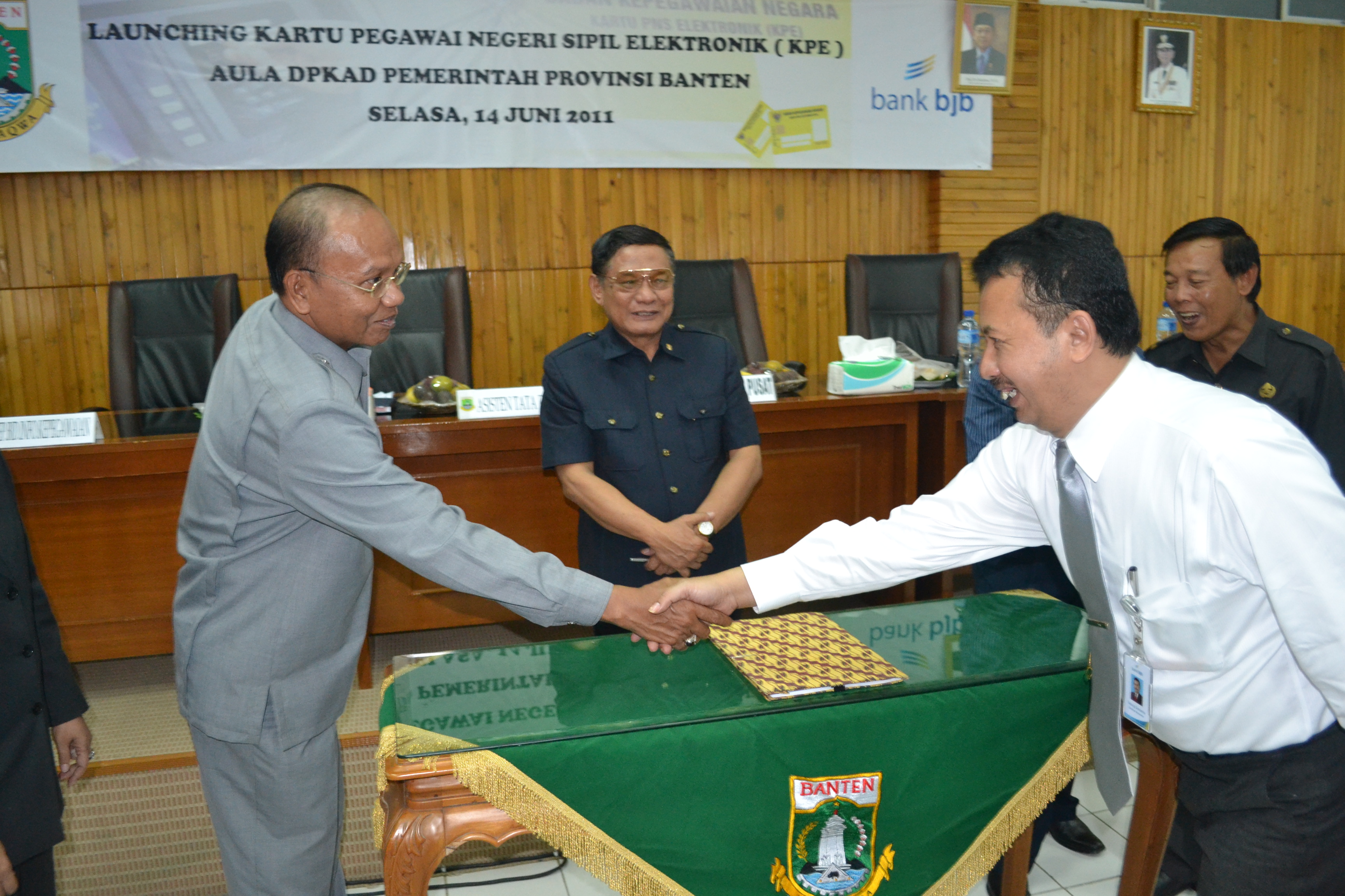  FOTO: Peluncuran dan sosialisasi KPE Bank BJB di Pemprov Banten
