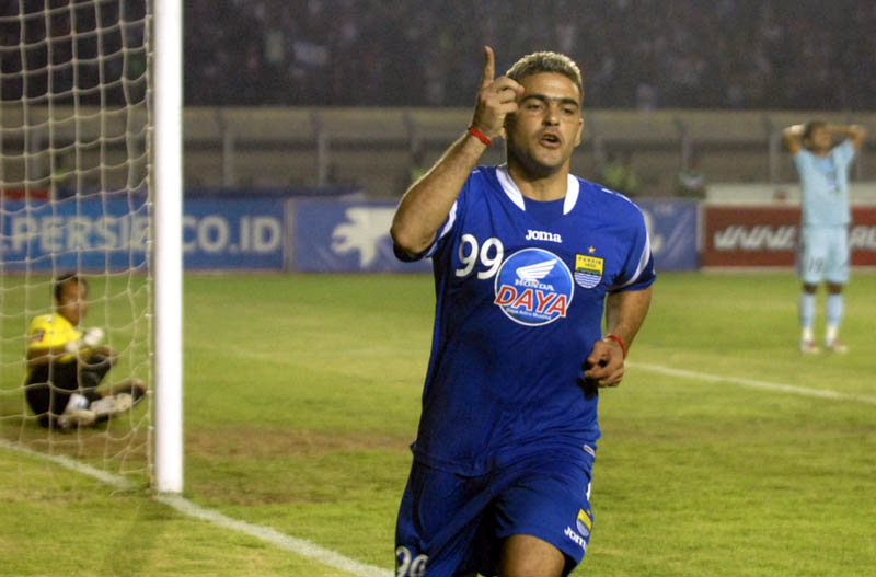  FOTO: Persib pukul Persela Lamongan dengan skor 2-1