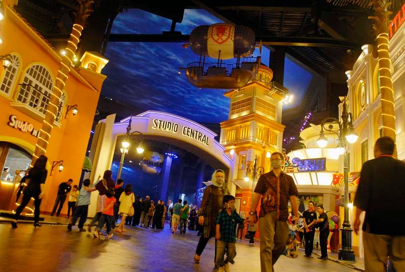  FOTO: Wahana permainan Trans Studio Bandung