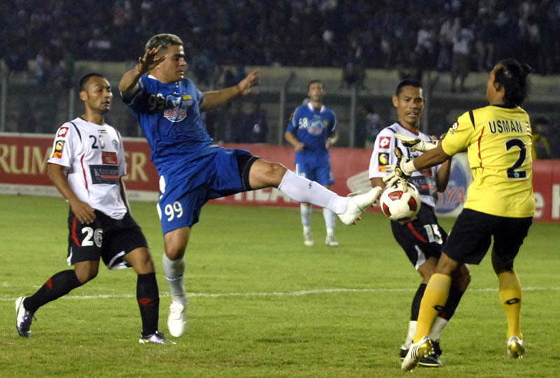  FOTO:Persib Bandung berakhir manis