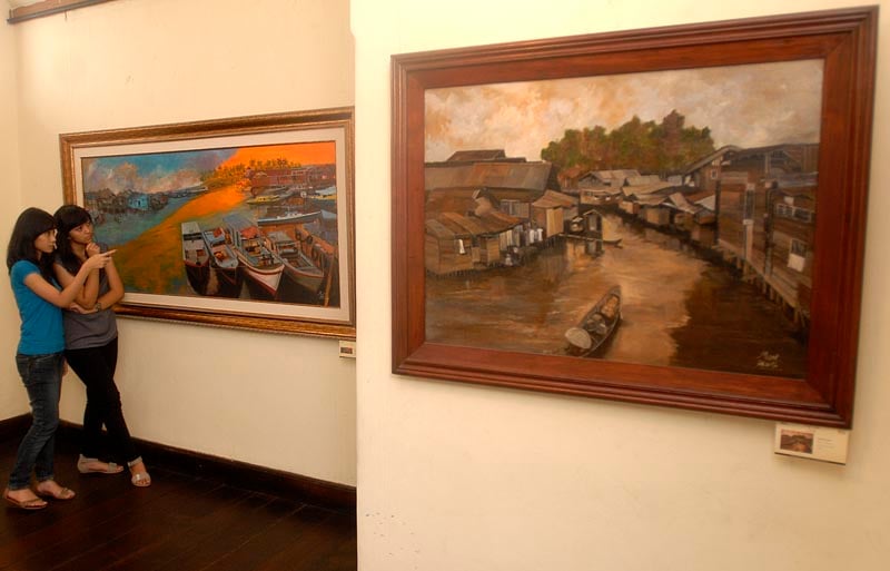  FOTO: Pameran lukisan Water, Watery Landscape-and Other Narratives