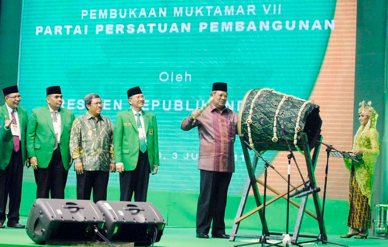  FOTO: SBY buka Muktamar VII PPP