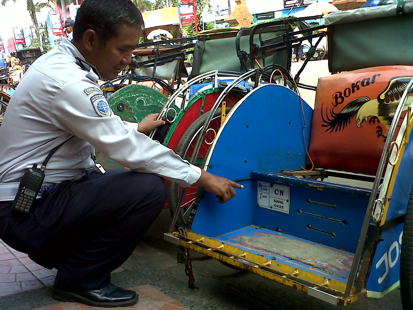  FOTO: Razia becak di Cirebon