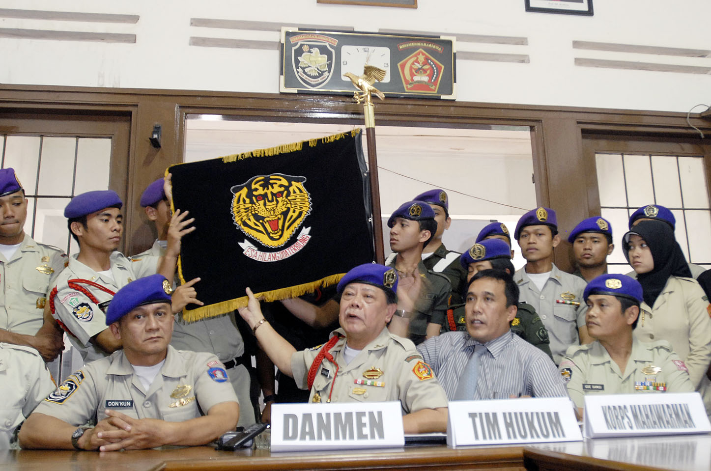  FOTO: Mahawarman berharap pengosongan menunggu keputusan pengadilan