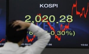  Indeks Kospi Korsel terperosok 9,4% ke level 1.693,94