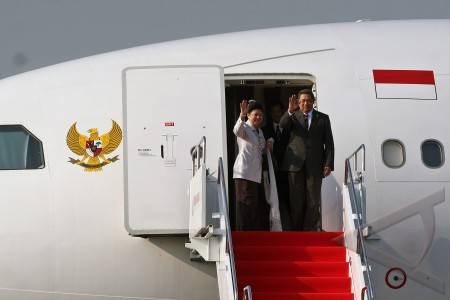  Pesawat kepresidenan RI dikawal 2 Sukhoi