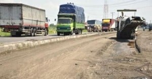  Perbaikan jalan di Bandung telah capai 40%