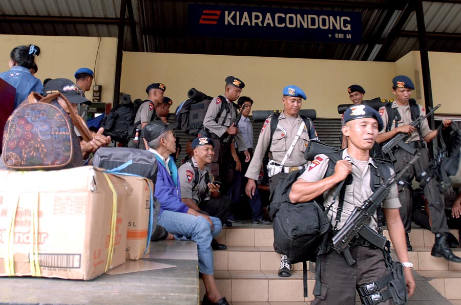  FOTO: Pengamanan seluruh stasiun di Jabar