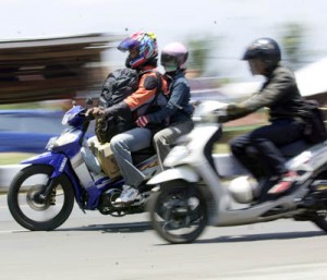  Pemudik motor padati jalan raya Bogor