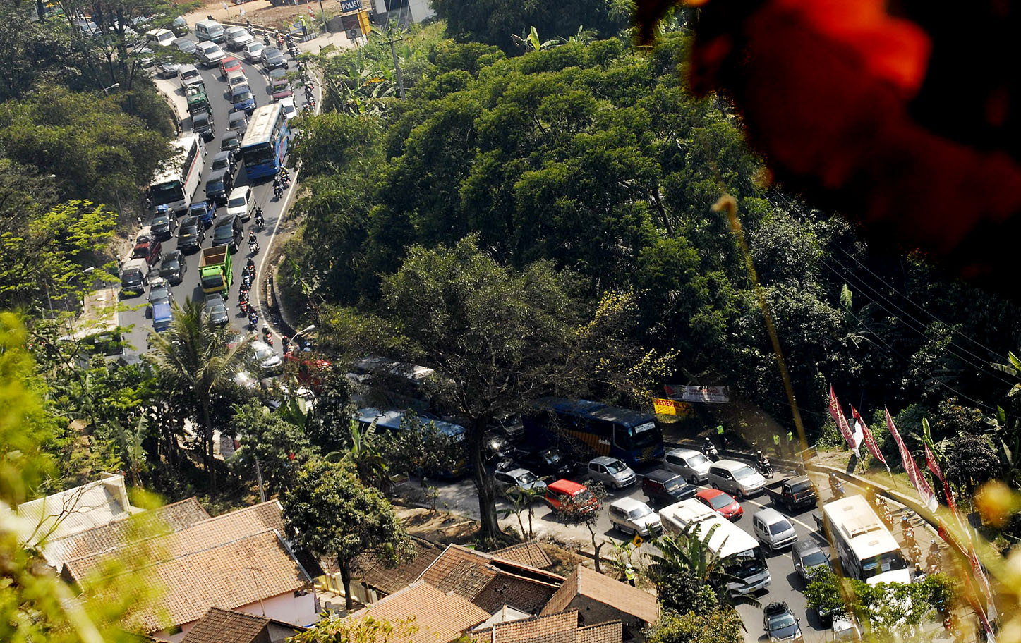  FOTO: Puncak mudik jalur Nagreg