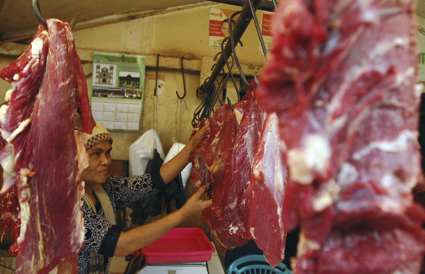  FOTO: Menjelang lebaran daging paling diburu konsumen