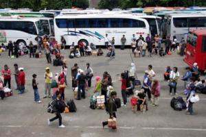  Jumlah kedatangan di Terminal Cicaheum merosot