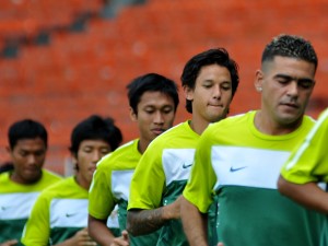  SEPAK BOLA: Babak pertama, Indonesia tertinggal 1 gol