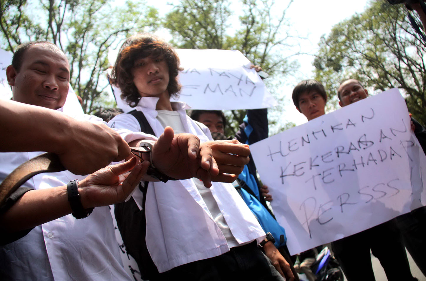  FOTO: Solidaritas Wartawan Bandung kutuk kekerasan terhadap jurnalis