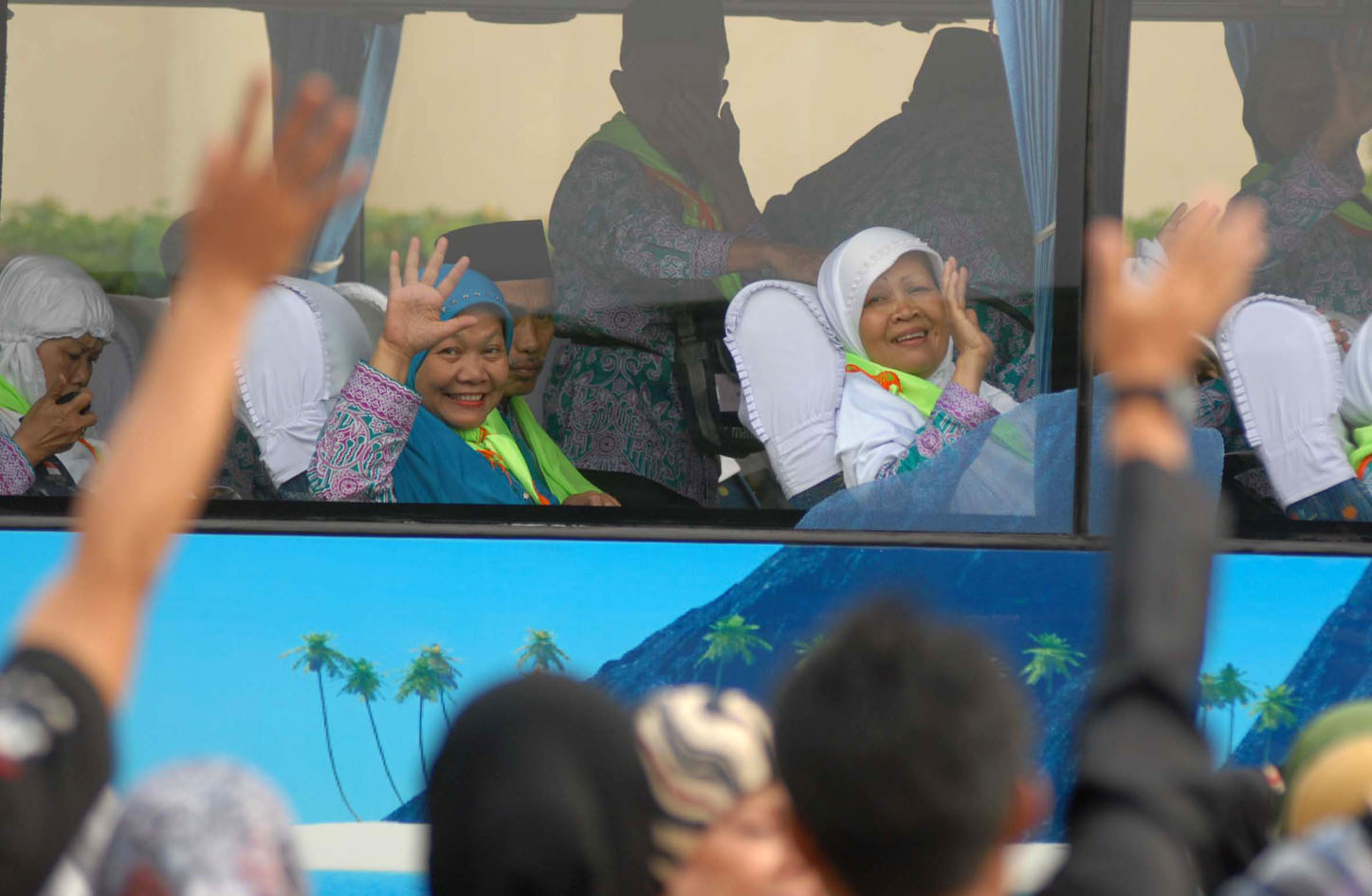  FOTO: Pelepasan kloter pertama jemaah haji Kota Bandung