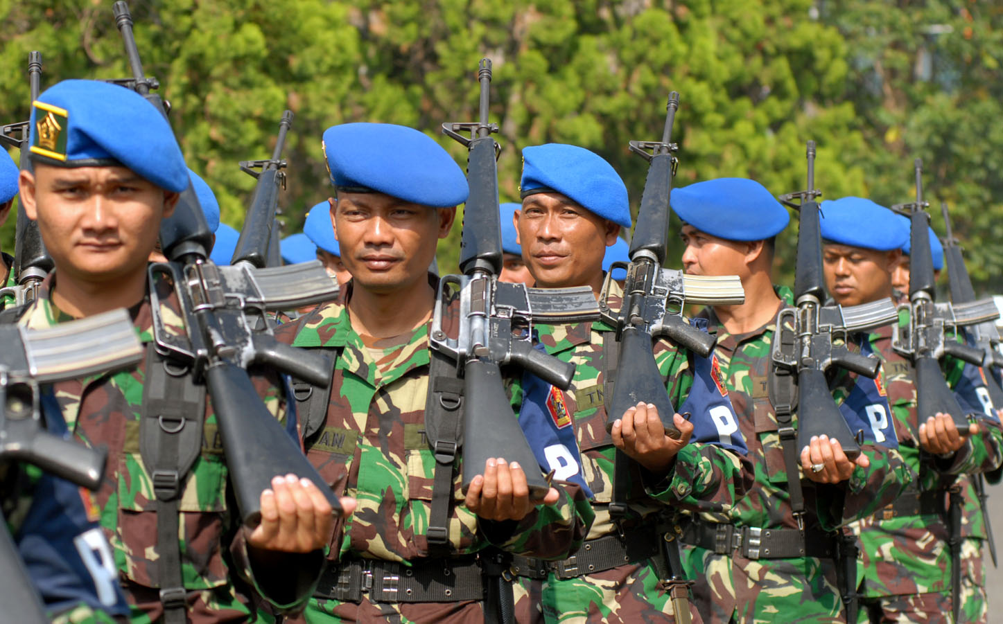  FOTO: Upacara HUT ke-66 TNI di Bandung