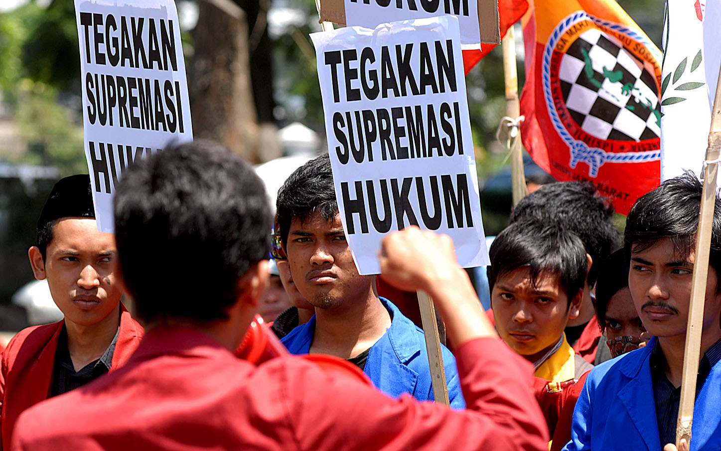  FOTO: Mahasiswa tuntut supremasi hukum