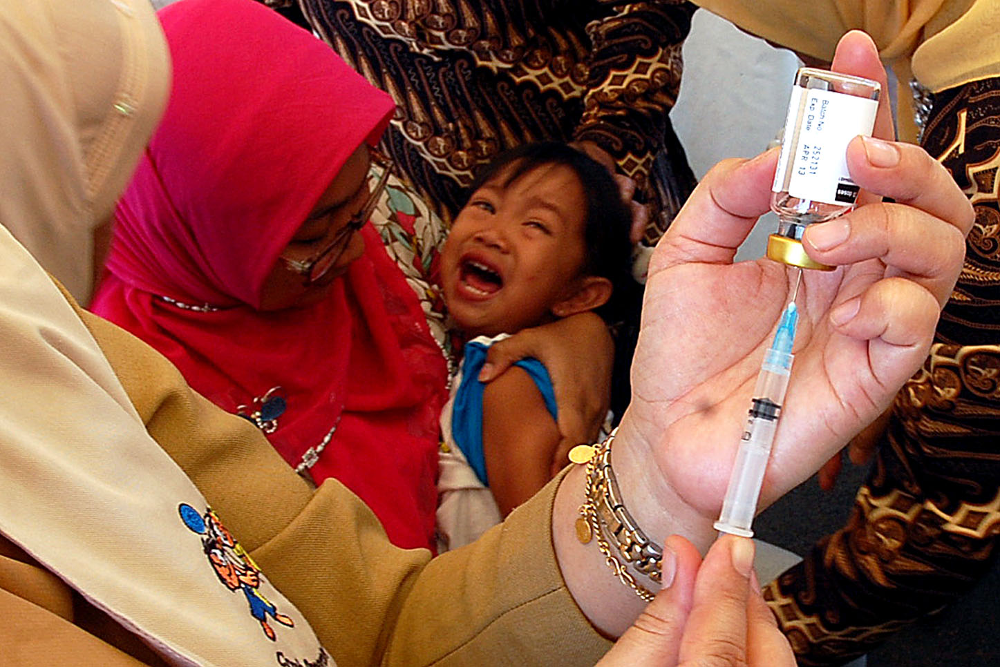  FOTO: Vaksin polio dan campak di Jabar