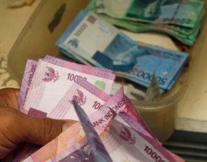  Rupiah turun dalam 3 hari terakhir