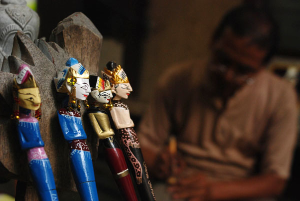  FOTO: Pulpen wayang Bandung laris di Belanda