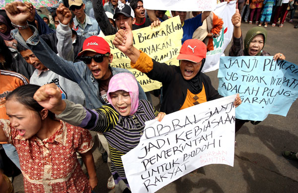  FOTO: Al-Jabar tuntut jaminan keselamatan dari ancaman bencana