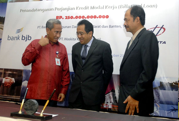  FOTO: BJB kucurkan Rp250 miliar ke PT Waskita Karya