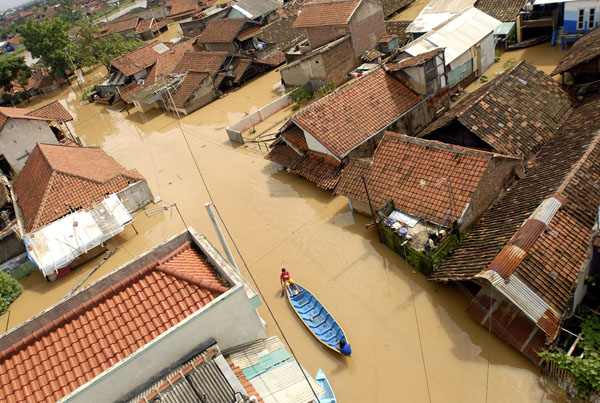  FOTO:  5.000 Rumah di Baleendah terendam banjir