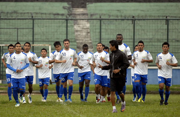  FOTO: Persib akan rotasi pemain setiap pertandingan