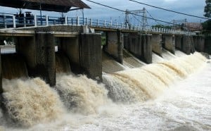  Bendung Katulampa Bogor siaga 4