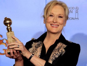  Kabar hiburan (17/1): Merryl Streep aktris terbaik Golden Globe 2012