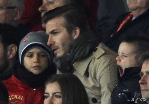  SEPAK BOLA: Keluarga jadi alasan Beckham bertahan di Galaxy