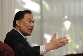  Anwar Ibrahim optimistis menangi Pemilu Malaysia 2013