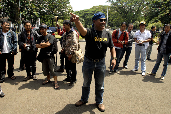  FOTO: Wartawan Bandung kutuk aksi kekerasan