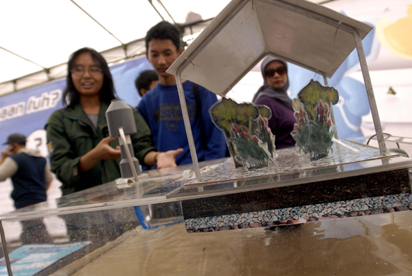  FOTO: Ini dia teknologi pemurnian air karya mahasiswa ITB