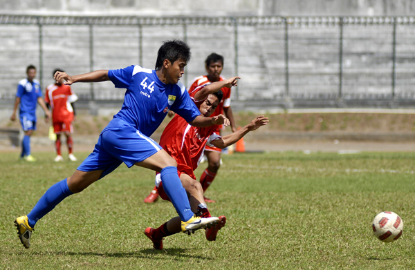  FOTO: Persib ungguli SSB Saint Prima 3-0 pada ujicoba