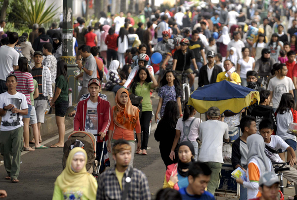  FOTO: Car Free Day Dago daya tarik wisata Bandung