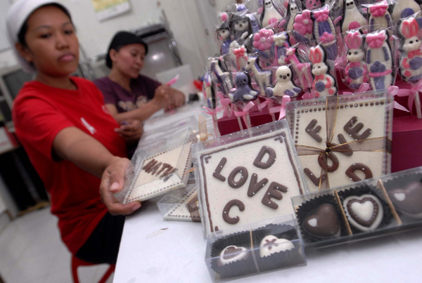  FOTO: Penjualan aneka cokelat di Bandung naik 400% jelang valentine