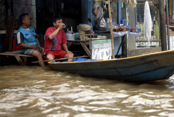  FOTO: Kampung Cieunteung Kab. Bandung kembali terendam banjir