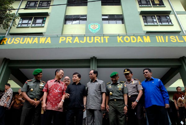  FOTO: Menpera resmikan Rusunawa Kodam III Siliwangi