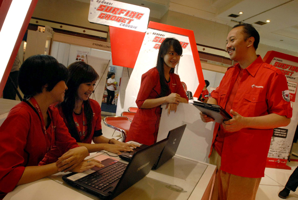   FOTO: Wilujeung surfing bareng Telkomsel di Bandung Cellular Expo